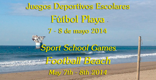 Juegos deportivos escolares - Fútbol playa